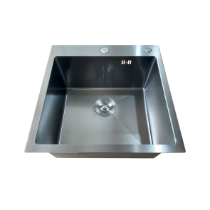 Мийка Mixxus MH5050 Micro Decor Graphite (3.0/0.8) з нерж. сталі (колір графіт) (MI8213) №3