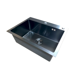 Мийка Mixxus MH5843 Micro Decor Black (3.0/0.8) з нерж. сталі (колір чорний) (MI8219) №1