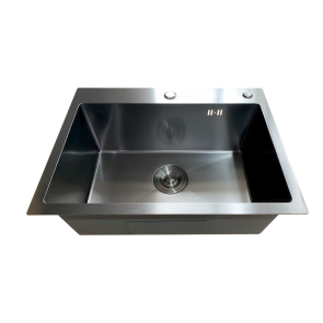 Мийка Mixxus MH5843 Micro Decor Black (3.0/0.8) з нерж. сталі (колір чорний) (MI8219) №4