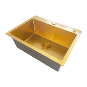 Мойка Mixxus MH5843 Micro Decor Brushed Gold (3.0/0.8) из нерж. стали (цвет матовое золото) (MI8218) №4