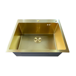 Мойка Mixxus MH6050 Micro Decor Brushed Gold (3.0/0.8) из нерж. стали (цвет матовое золото) (MI8222) №3