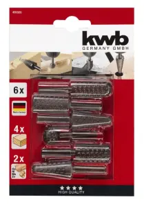 Набір бор-фрез дерево / кольоровий метал, 6 шт, KWB (495500) №1