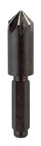 Зенкер WS 10 мм, 7 країв, 6-гранний хвостовик, KWB (704610) №2