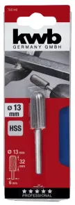 Фреза по металу HSS циліндрична, 13х32 мм, KWB (700140) №1