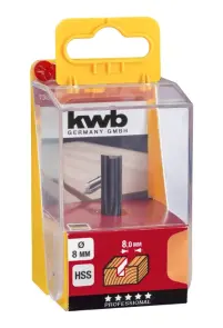 Фреза пазів HSS 8 мм, KWB (750810) №1