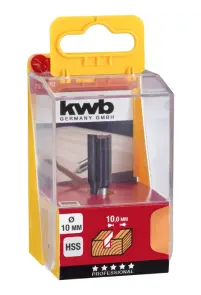 Фреза пазів HSS 10 мм, KWB (751010) №1
