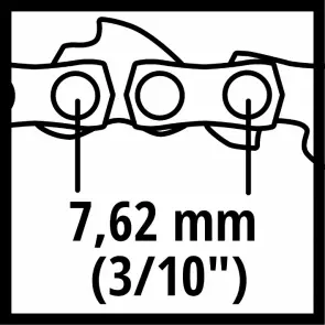 Ланцюг пильний Einhell 15 см, 1.0 мм, 28T, 7.62 мм (4500174) №3