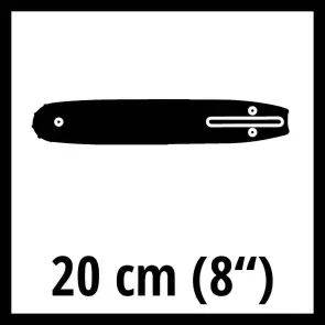 Шина для ланцюгової пилки Einhell 20 см, 1.1 мм (4500194) №2