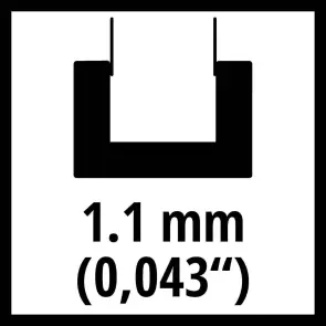 Шина для ланцюгової пилки Einhell 20 см, 1.1 мм (4500194) №3