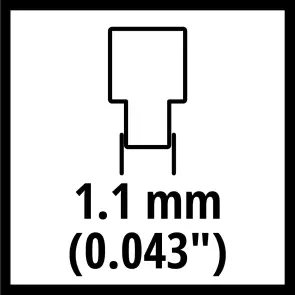 Ланцюг пильний Einhell 20 см, 1.1 мм, 32T, 7.62 мм (4501746) №3