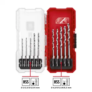 Набор сверл по металлу Einhell HSS, 10 шт, S-Case (108723) №6