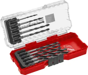 Набор сверл по дереву Einhell HSS, 10 шт, S-Case (108733) №1