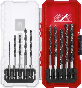 Набор сверл по дереву Einhell HSS, 10 шт, S-Case (108733) №6