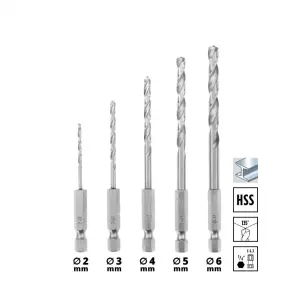 Набор универсальных сверл Einhell HSS, 16 шт, S-Case (108953) №5