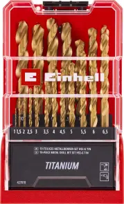 Набор сверл Einhell по металлу, 19 шт (427019) №3