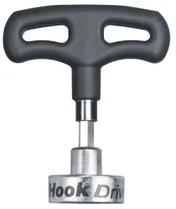 Біт-крючковерт з ручкою, 6мм, d33мм, KWB (116300) №2