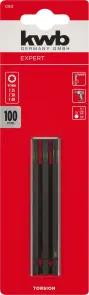 Набір торсіонних біт 100 мм, Torx T25/30/40, 3 шт, KWB (123242) №1