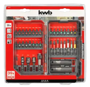 Набор ударных бит, 39 шт, L-Box, KWB (109010) №2