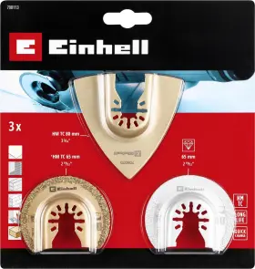 Набір насадок Einhell для реноватора, 3 шт (708113) №2