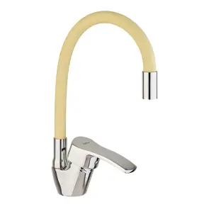 Кухонний змішувач із силіконовим виливом Zerix YUB 279 Reflector Ivory (ZX4977) №1