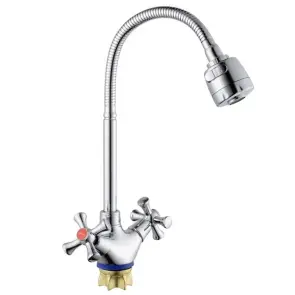 Змішувач для кухні з рефлекторним виливом Champion TLH 271-827 (Nut) Reflector (MI6417) №1