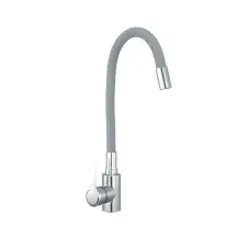 Смеситель для кухни с силиконовым. вил. Champion EZA-011 Chrome REFL.GRAY с нерж. стали (CH6456)