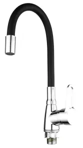 Смеситель для кухни Mixxus Elba 014(Nut) Refl.Black. (без подвода) (MI6306) №1