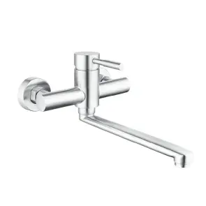Смеситель для кухни Champion SUS-005 CHROME настенный из нержавеющей стали (CH6536) №1
