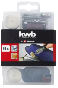Набір оснастки для гравера, 61 шт, KWB (510950) №2
