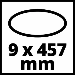 Набір шліфстрічок Einhell до TE-BF 18 Li, 9x457 мм, 35 шт (4419816) №3