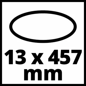 Набір шліфстрічок Einhell до TE-BF 18 Li, 13x457 мм, 35 шт (4419817) №3