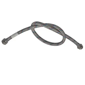 Гнучкий шланг для підключення води гайка 1/2'' - Штуцер 1/2'' (50 см) Zerix (ZX1562) №4