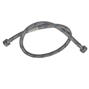 Гибкий шланг для подключения воды гайка 1/2'' - гайка 1/2'' (100 см) Zerix (ZX1554) №3