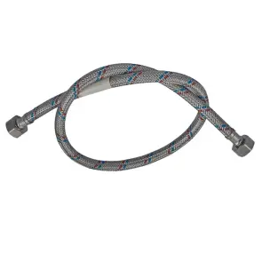 Гибкий шланг для подключения воды гайка 1/2'' - гайка 1/2'' (180 см) Zerix (ZX1557) №3