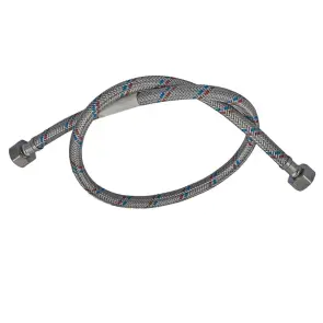 Гибкий шланг для подключения воды Гайка 1/2 – Гайка 1/2 (200 см) ZERIX (ZX1558) №3