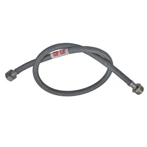 Гибкая подводка Zerix ZHN-02-FM1/2"-200 (нейлоновая оплетка, гайки нерж) (ZX5154) №3