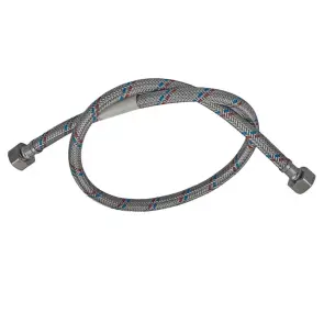 Гибкий шланг для подключения воды гайка 1/2'' - гайка 1/2'' (150 см) Zerix (ZX1556) №3