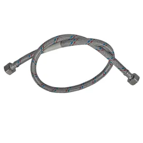Гибкий шланг для подключения воды гайка 1/2'' - гайка 1/2'' (50 см) Zerix (ZX1551) №3