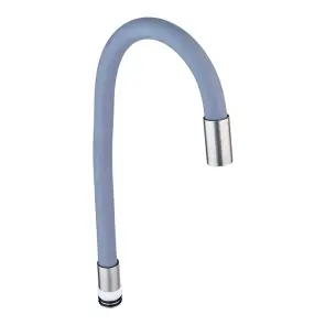 Вилив для змішувача гнучкий Mixxus SPO-06.SUS Refl.Gray (MI6065) №1