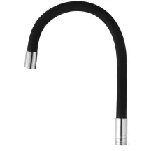 Излив для смесителя гибкий Mixxus SPO-06.SUS Refl.Black (MI6066)