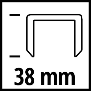 Скоби для аккумуляторного степлера Einhell, 38 мм, 3000шт (4137876) №3