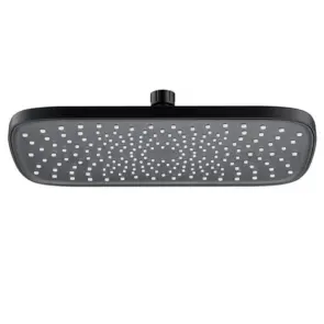 Лійка для душу стельова Mixxus SH-18-OH Black (300x200 мм) (LE2791) №1