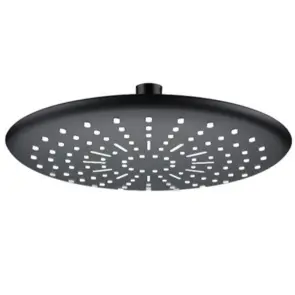 Лійка для душу стельова Mixxus SH-15-OH Black (230мм) (LE2783) №1