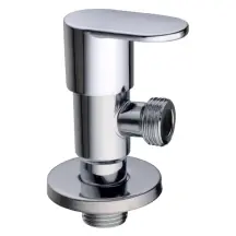 Кран для подключения сантехприборов Champion VAL-08 1/2x1/2 Chrome (нерж. сталь) (CH6198)