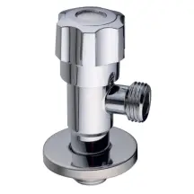 Кран для подключения сантехприборов Champion VAL-06 1/2x1/2 Chrome (нерж. сталь) (CH6196)