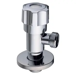 Кран для подключения сантехприборов Champion VAL-06 1/2x1/2 Chrome (нерж. сталь) (CH6196) №1