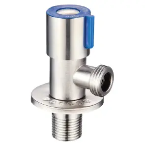 Кран для подключения сантехприборов Mixxus VAL-01-1/2x1/2 с нерж.ст. SUS304 (синий) (MI6117) №3