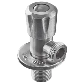 Кран для підключ. сантехприладів Zerix VAL-04-1/2x1/2 з нерж. ст.SUS304 (ZX4800) №3