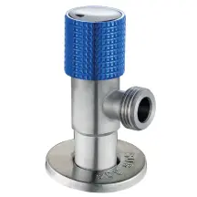 Кран для подключения сантехприборов Mixxus VAL-08-1/2x1/2 с нерж. стали SUS304 (синий) (MI6216)