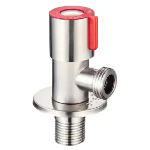 Кран для подключения сантехприборов Mixxus VAL-02-1/2x1/2 с нерж.ст. SUS304 (крас.)(УП.БЛИСТЕР) (MI6118) №3
